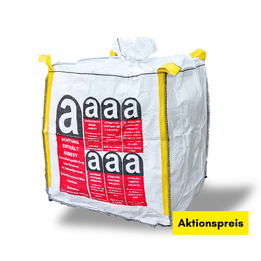 Transparenter Asbest Big Bag 110x110x115 cm