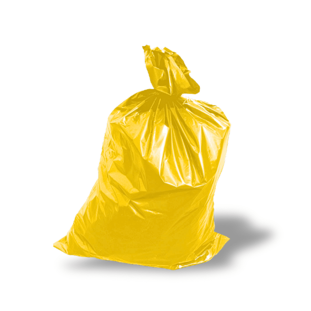 Müllsack 70x110cm gelb