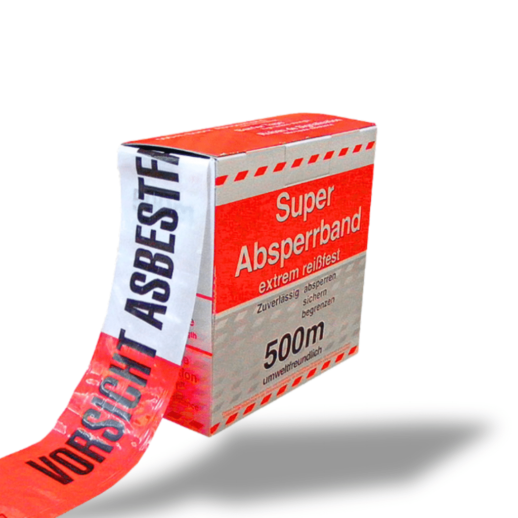 Absperrband Asbest
