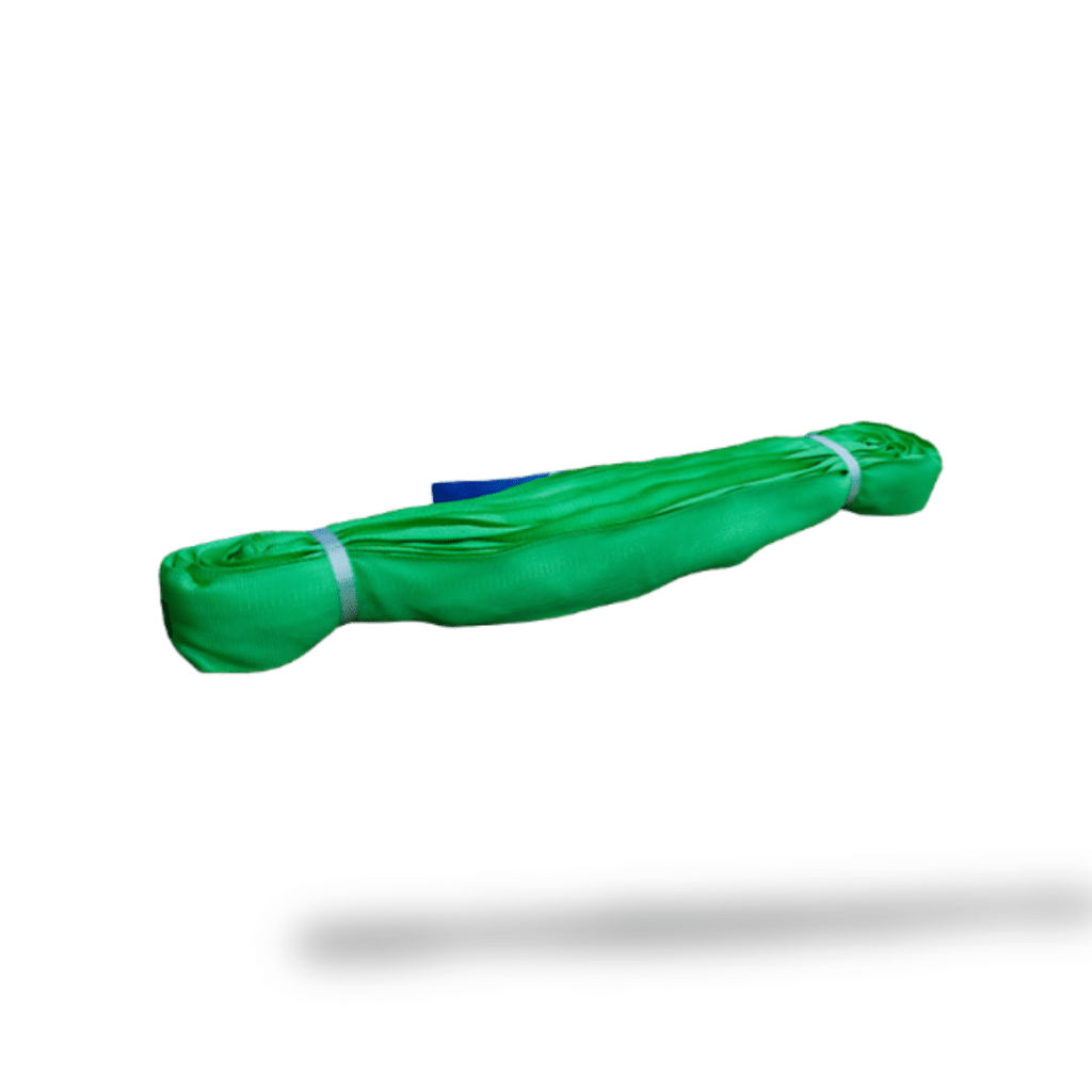 grüne Rundschlinge Hebeband