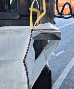 Tunnelschlaufen Big Bag Detailansicht Gabelstapler