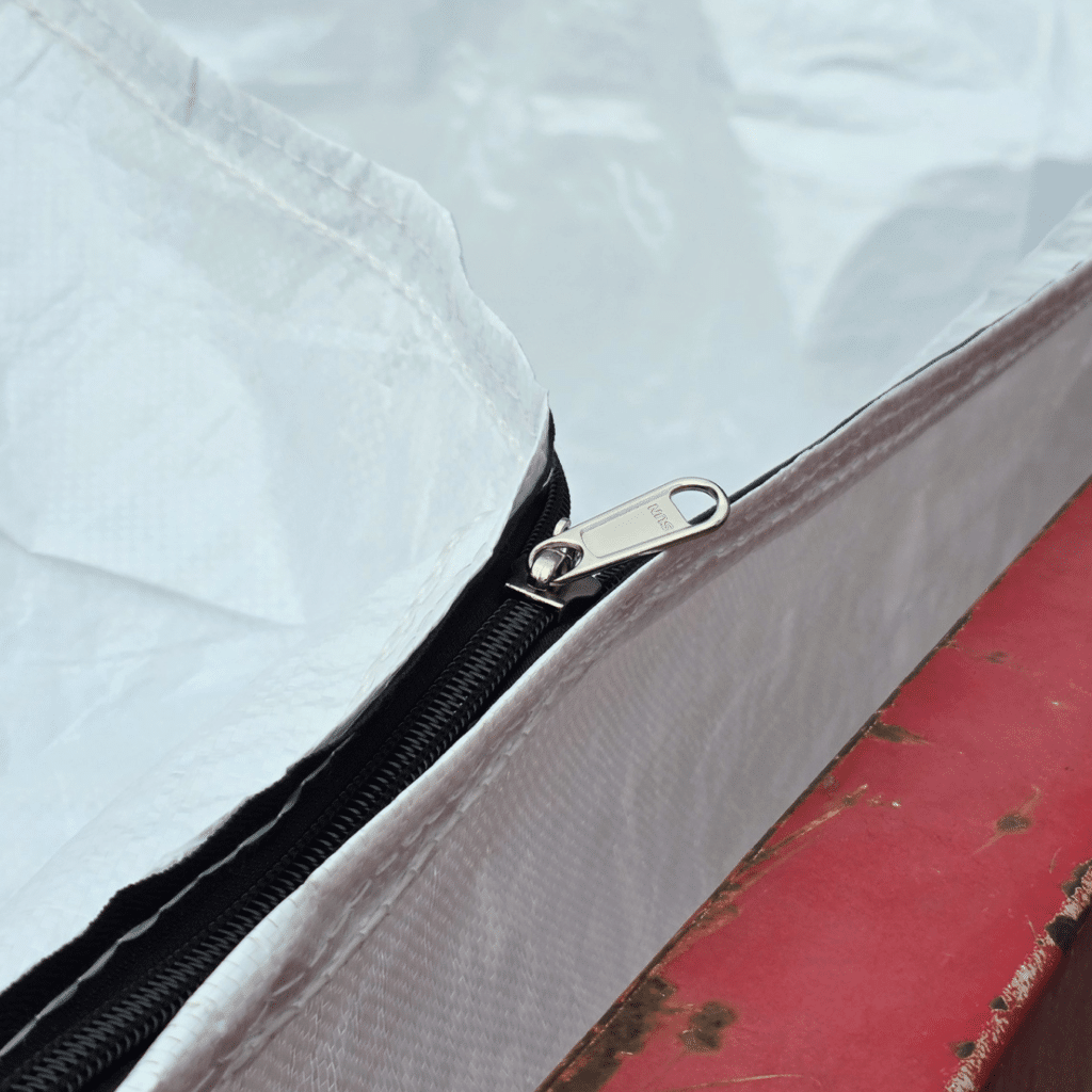 Containerbag mit Reißverschluss Asbest